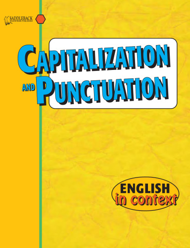 Capitalization and Punctuation: English in Context