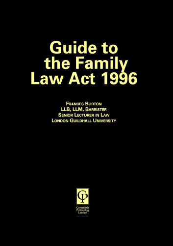 Guide to the Family Law Act 1996