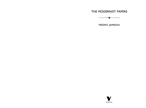 The Modernist Papers