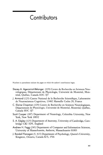 Hand and Brain: The Neurophysiology and Psychology of Hand Movements (1998)