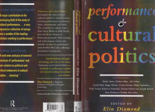 Performance and Cultural Politics