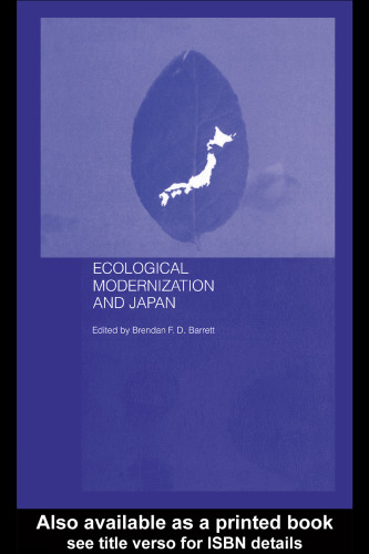 Ecological Modernisation and Japan