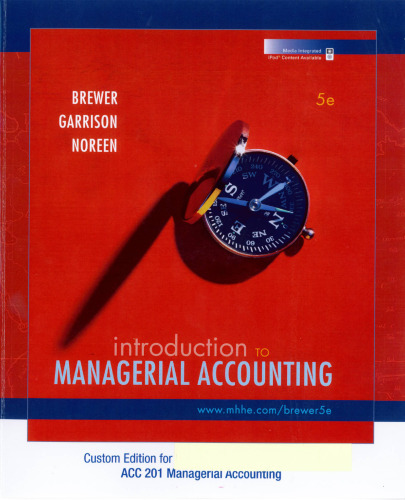 Introduction to Managerial Accounting