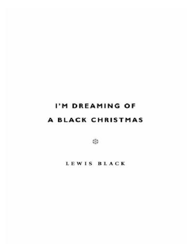 I'm Dreaming of a Black Christmas