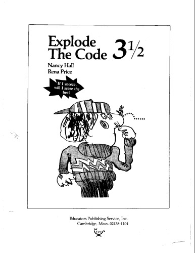 Explode the Code Book 3 1 2
