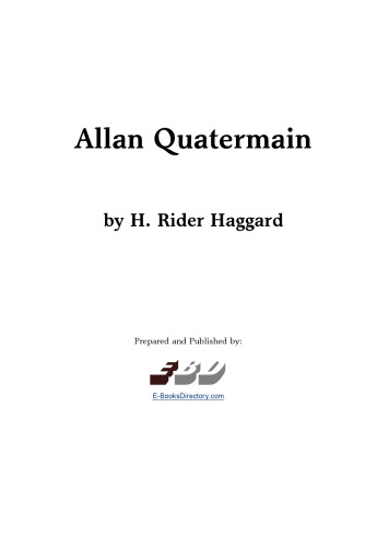 Allan Quatermain