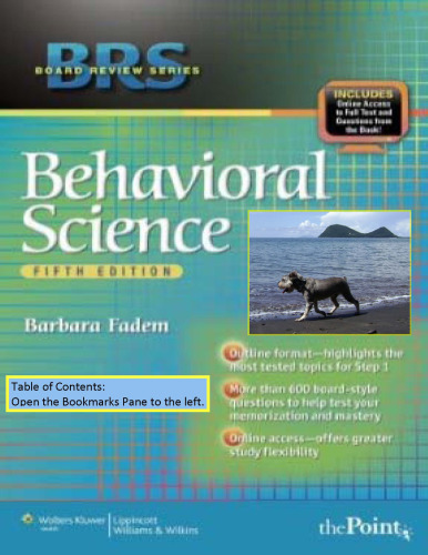 BRS Behavioral Science (Board Review Series)