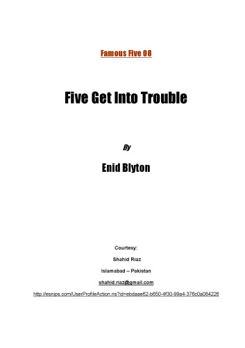 Five Get into Trouble (Famous Five)
