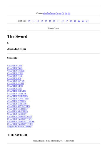 The Sword (The Sons of Destiny, Book 1)