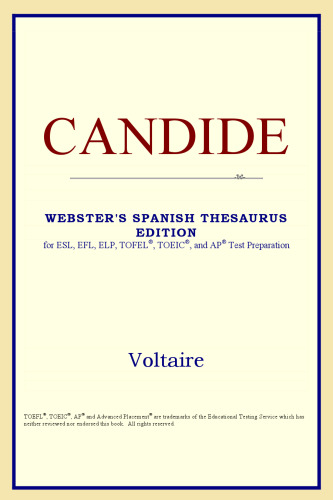 Candide (Webster's Spanish Thesaurus Edition)