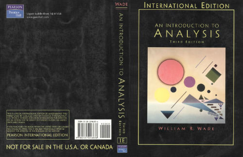 Introduction to Analysis, Third Edition