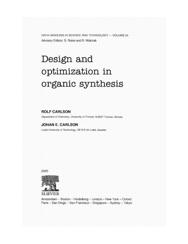 Design and optimization in organic synthesis