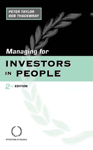 Managing for Investors in People