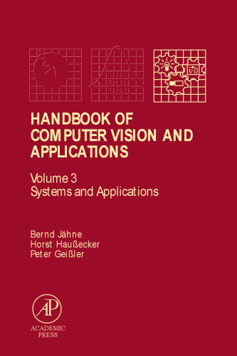 Handbook of Computer Vision and Applications, V3