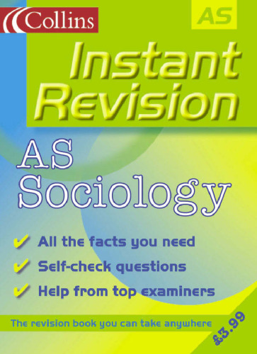 As Sociology (Instant Revision)