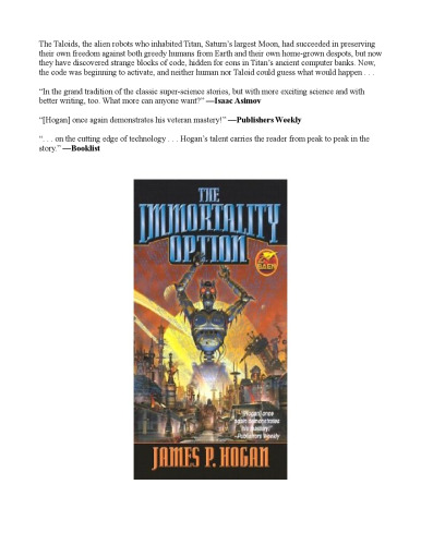 The Immortality Option