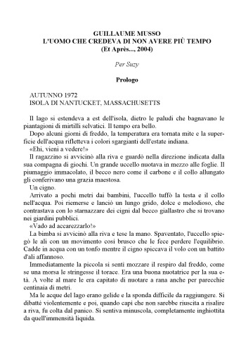 L'uomo che credeva di non avere piu tempo