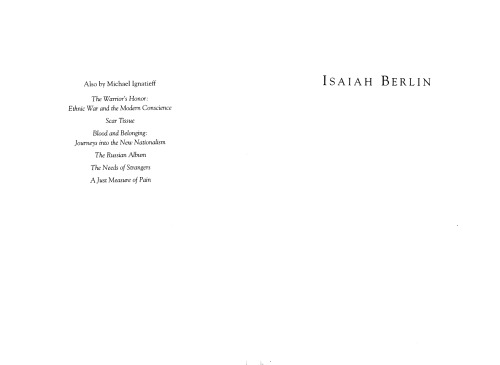 Isaiah Berlin: A Life
