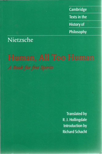 Human, All Too Human: A Book for Free Spirits (Clearscan)