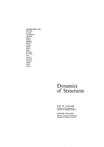 Dynamics of Structures