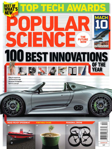 Popular Science Magazine (100 Best innovations of the year, december 2010)