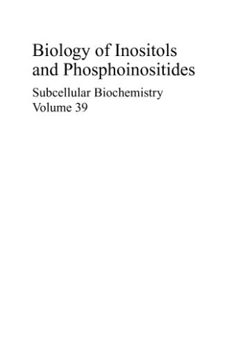 Biology of Inositols and Phosphoinositides: Subcellular Biochemistry