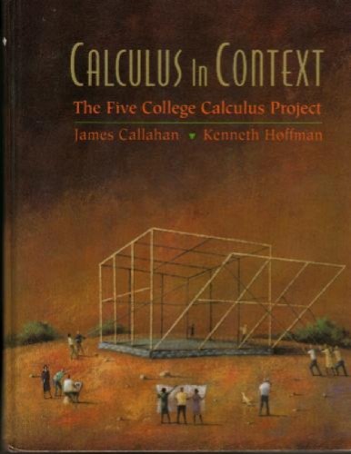 Calculus in Context, The Five College Calculus Project