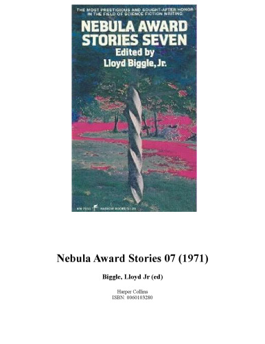 Nebula Award Stories 7  (1971)