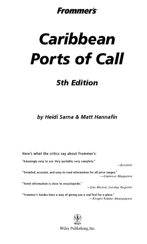 Frommer's Caribbean Ports of Call (2004)  (Frommer's Complete) 5 Edition