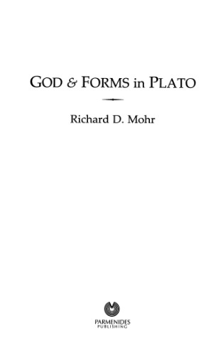 God and Forms in Plato