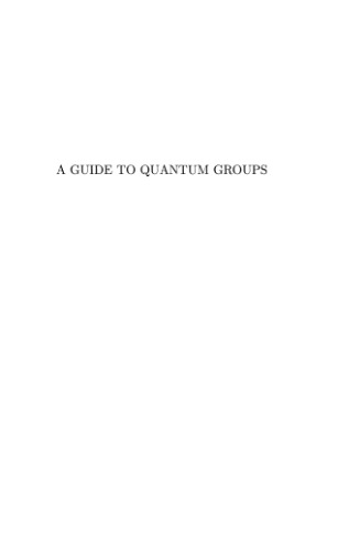 A guide to quantum groups