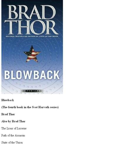 Blowback: A Thriller