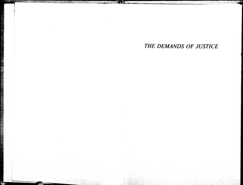 The Demands of Justice