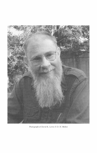 Lewisian Themes: The Philosophy of David K. Lewis