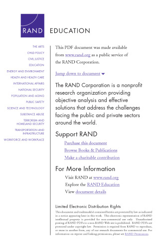 Reauthorizing No Child Left Behind: Facts and Recommendations