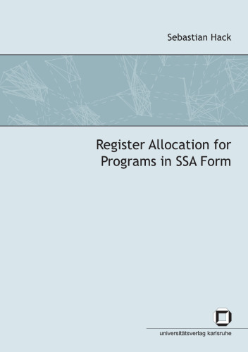 Register Allocation for Programs in SSA Form