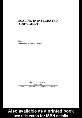 SCALING IN INTEGRATED ASSESSMENT (Integrated Assessment Series, 2)