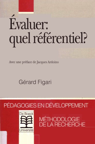 Evaluer : Quel referentiel