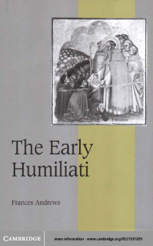 The Early Humiliati
