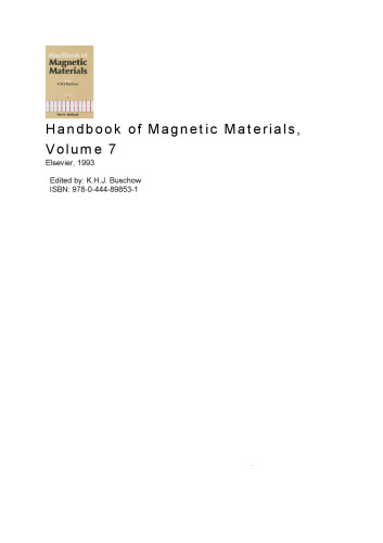 Handbook of Magnetic Materials, Volume 7