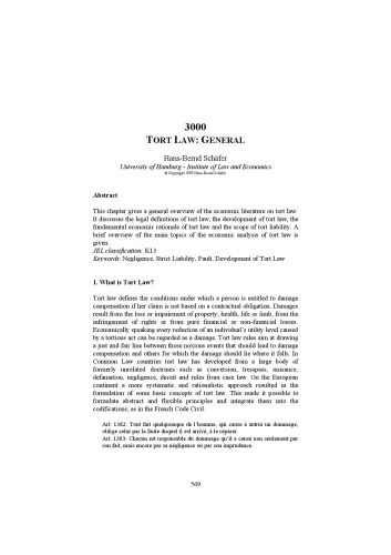 Economics of Public and Tax Law (Encyclopedia of Law and Economics , Vol 4)