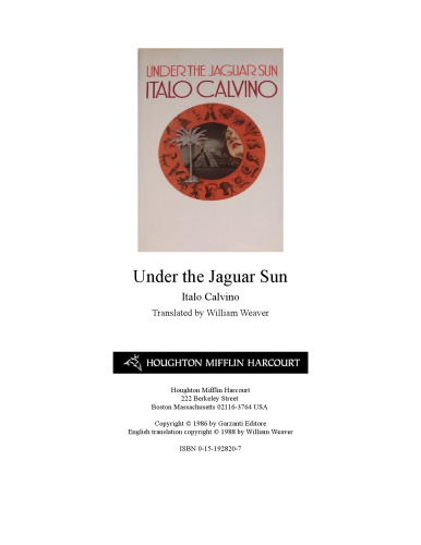 Under the Jaguar Sun