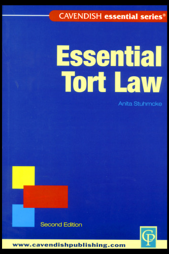 Essential Tort Law, 2nd Edition (Essential)