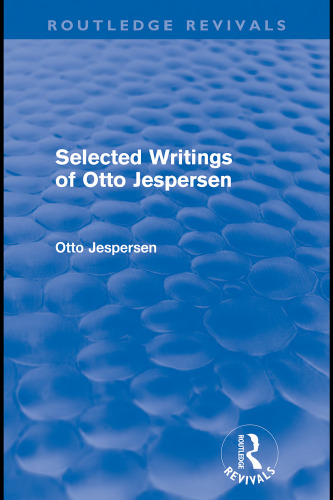 Selected Writings of Otto Jespersen