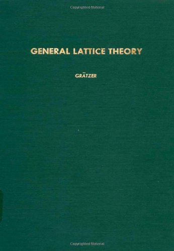 General lattice theory