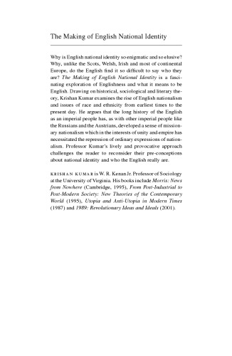 The Making of English National Identity