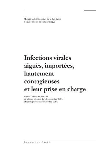 Les maladies infectueuses