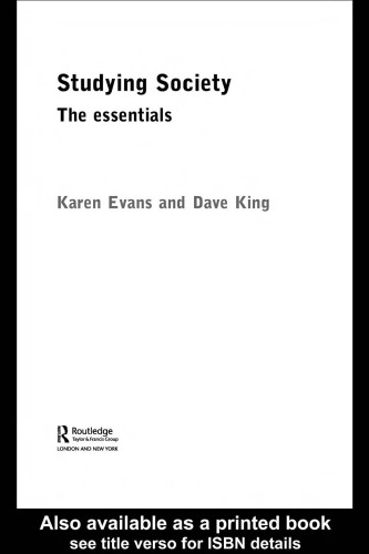 Studying Society: The Essentials