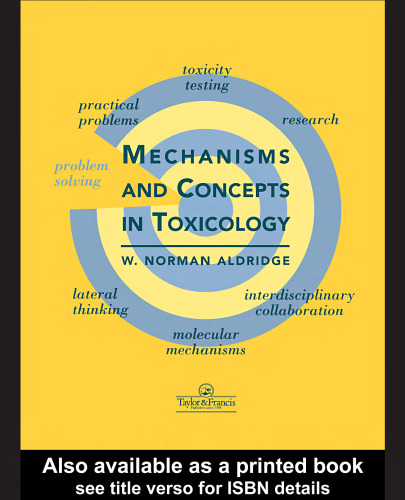 Mechanisms and Concepts in Toxicology