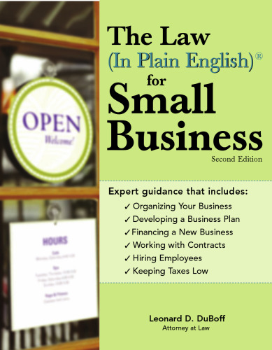 The Law (In Plain English) for Small Business